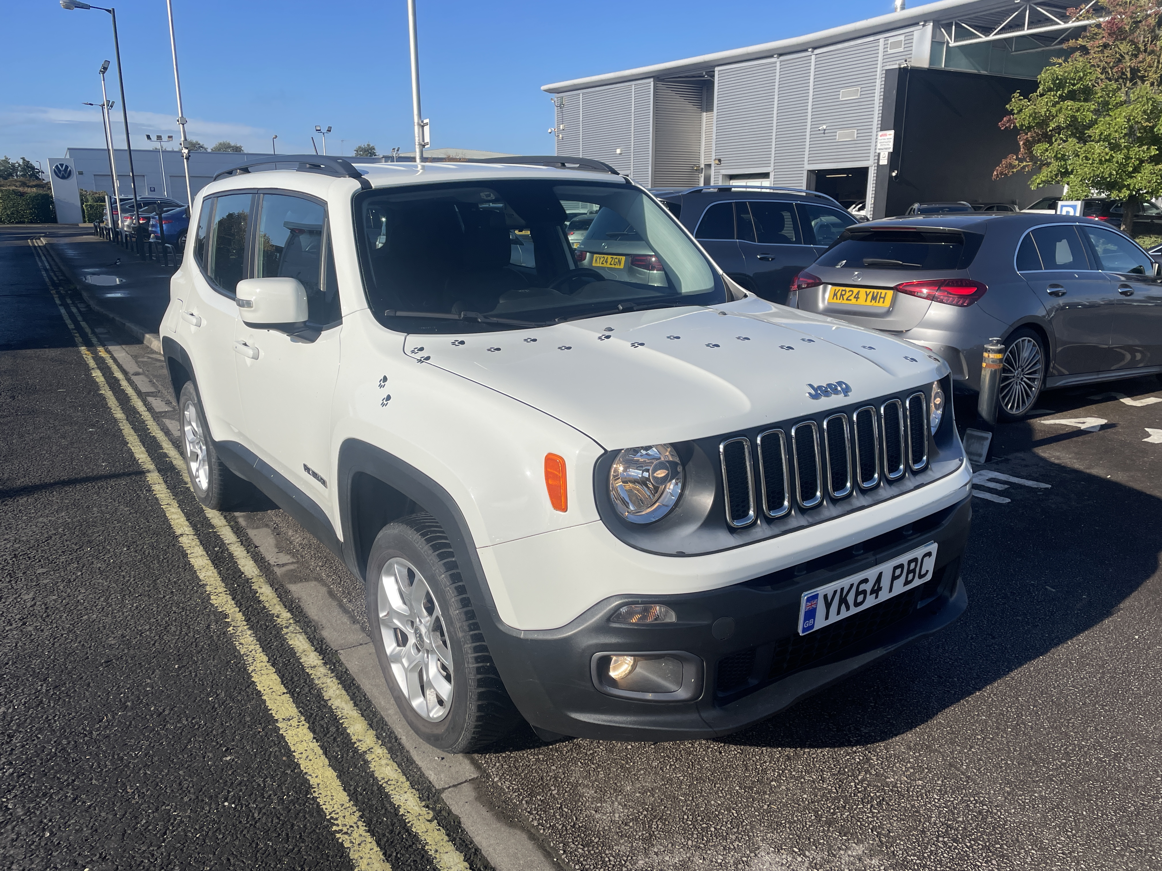 Left hand drive JEEP RENEGADE 1.6 TD MULTIJET UK REG